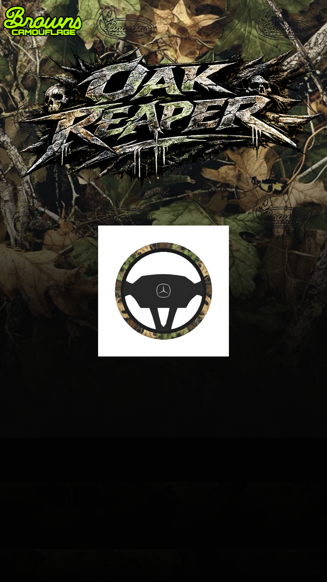 All-over Print Steering Wheel Cover