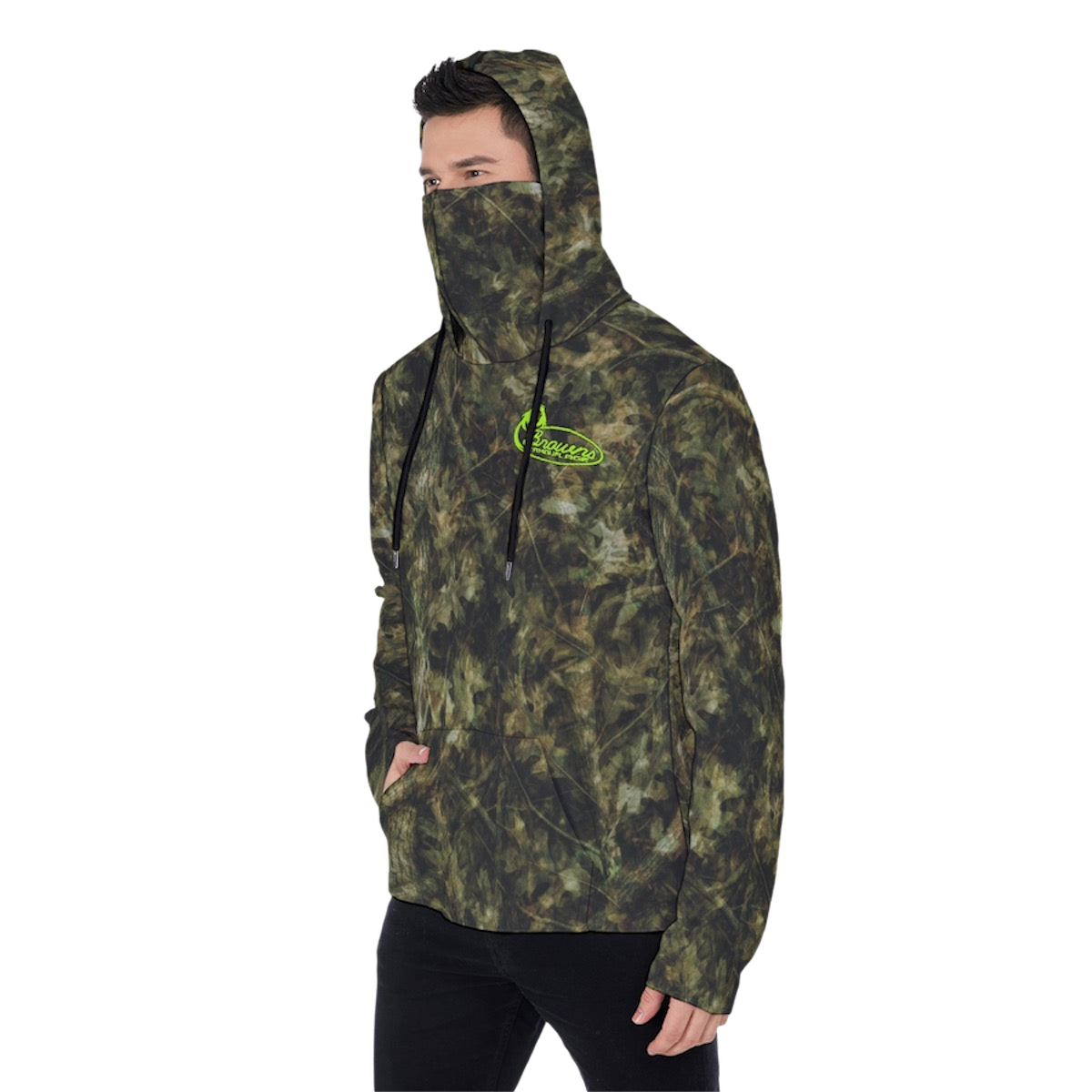 Dark Timber Summer Heavy Fleece Hoodie With Mask