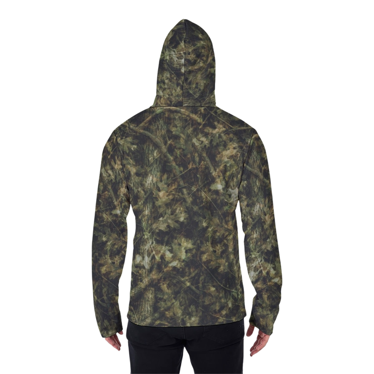 Dark Timber Summer Heavy Fleece Hoodie With Mask