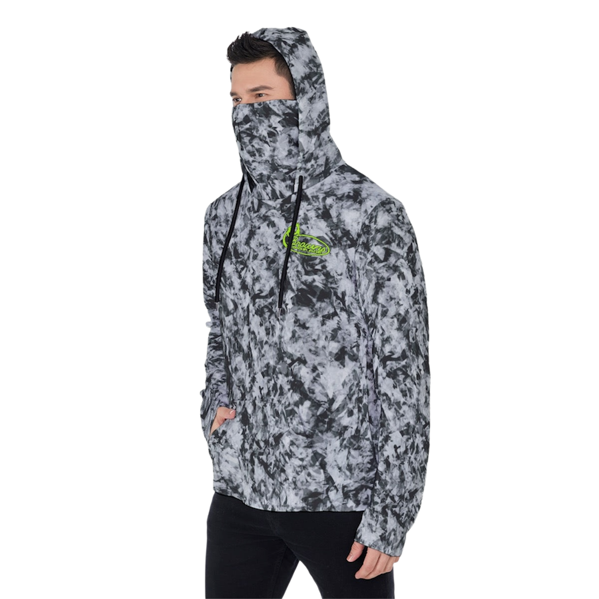 Ozark Timber Winter Heavy Fleece Hoodie With Mask