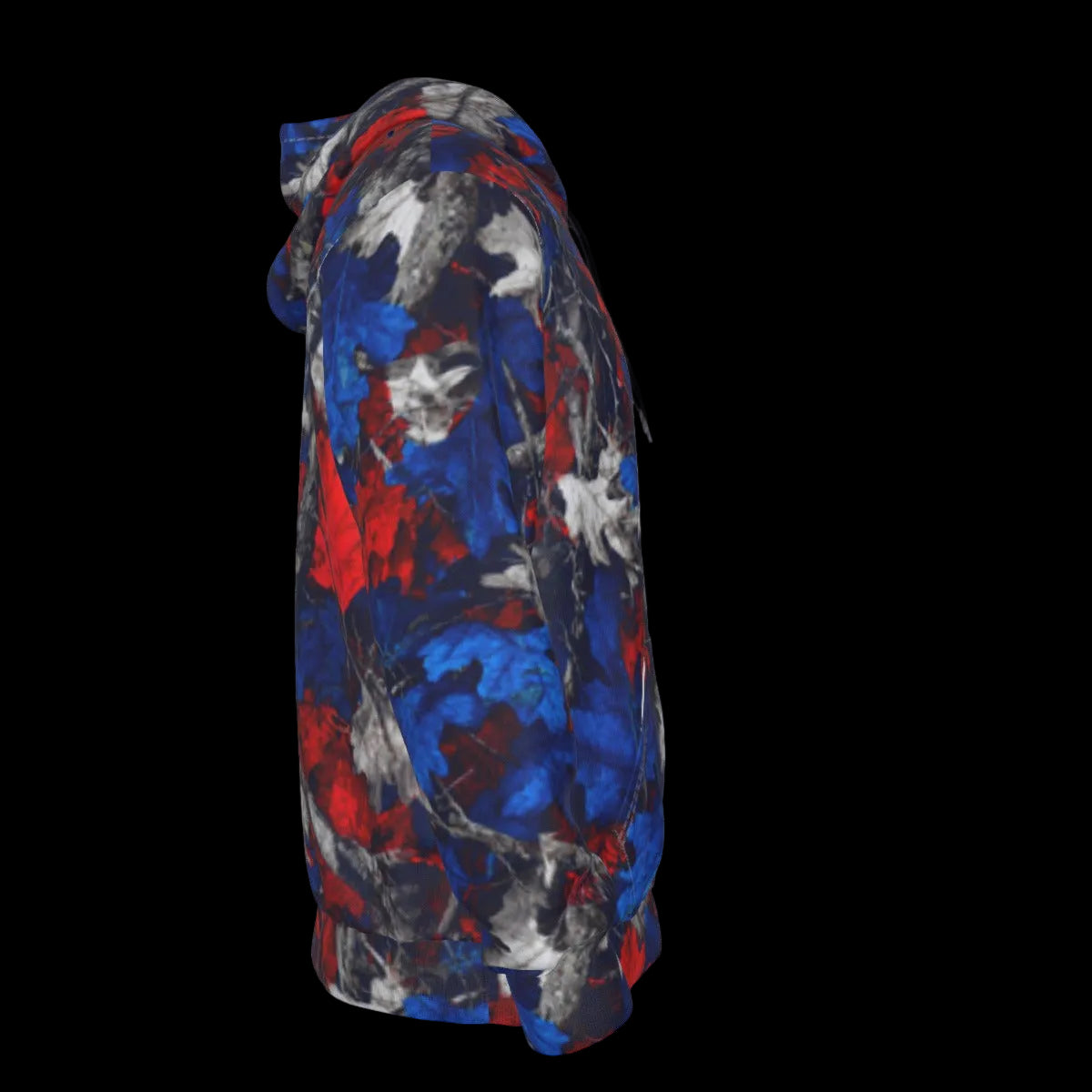Red White And Blue Camo Hoodie