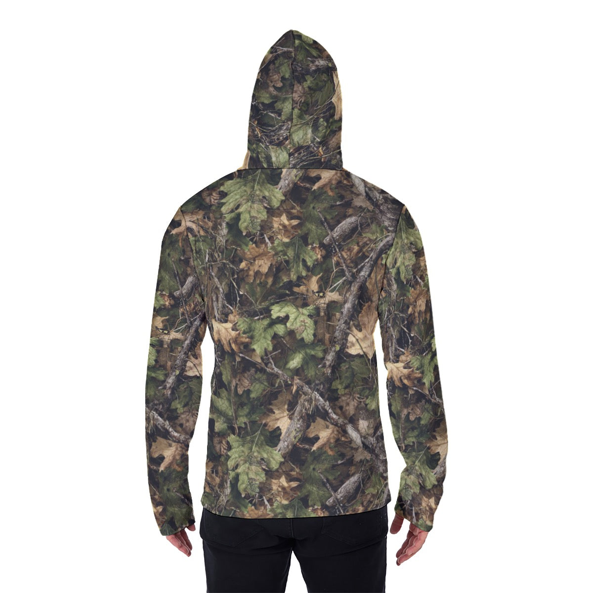 All-Over Print Men's Pullover Hoodie With Mask