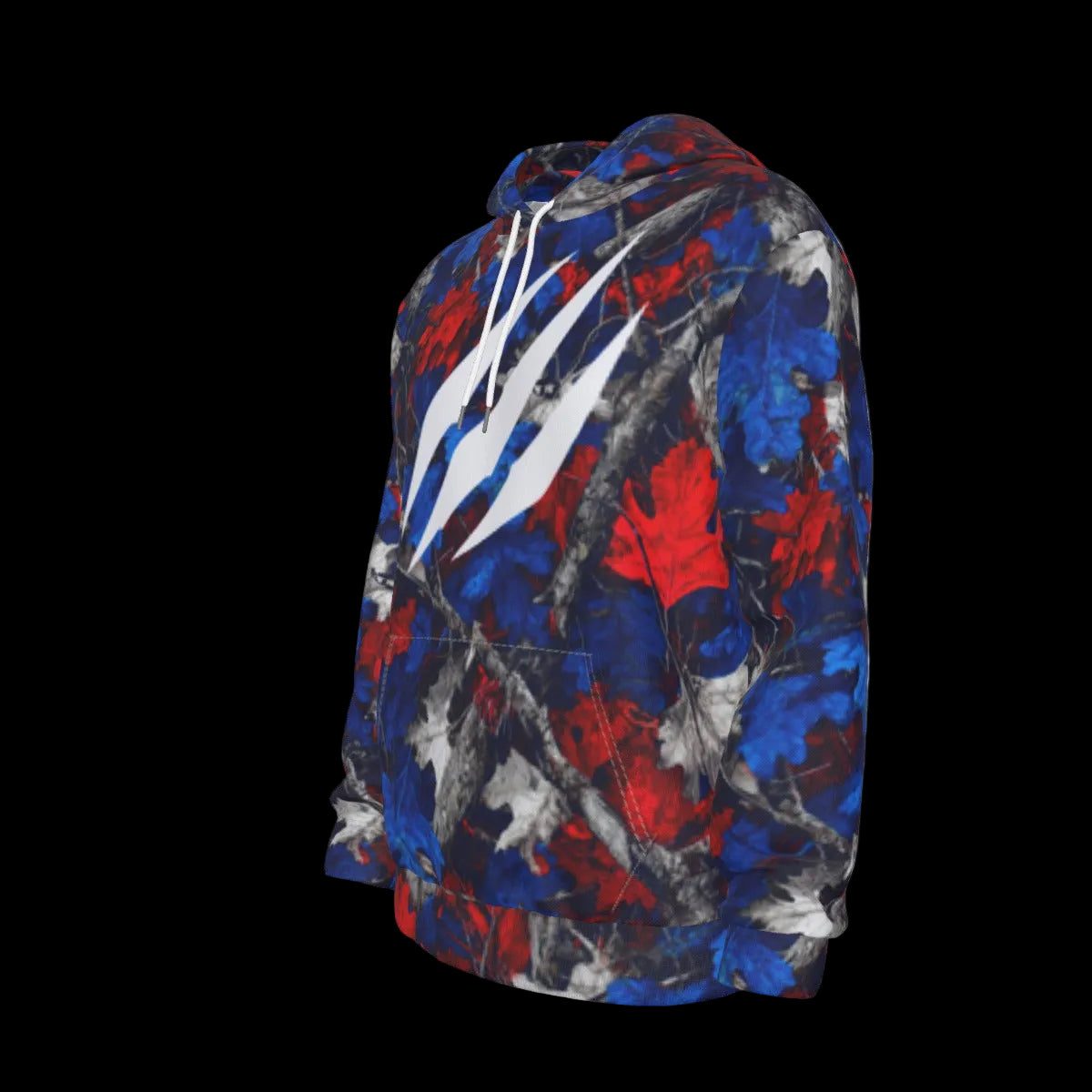 Red White And Blue Camo Hoodie