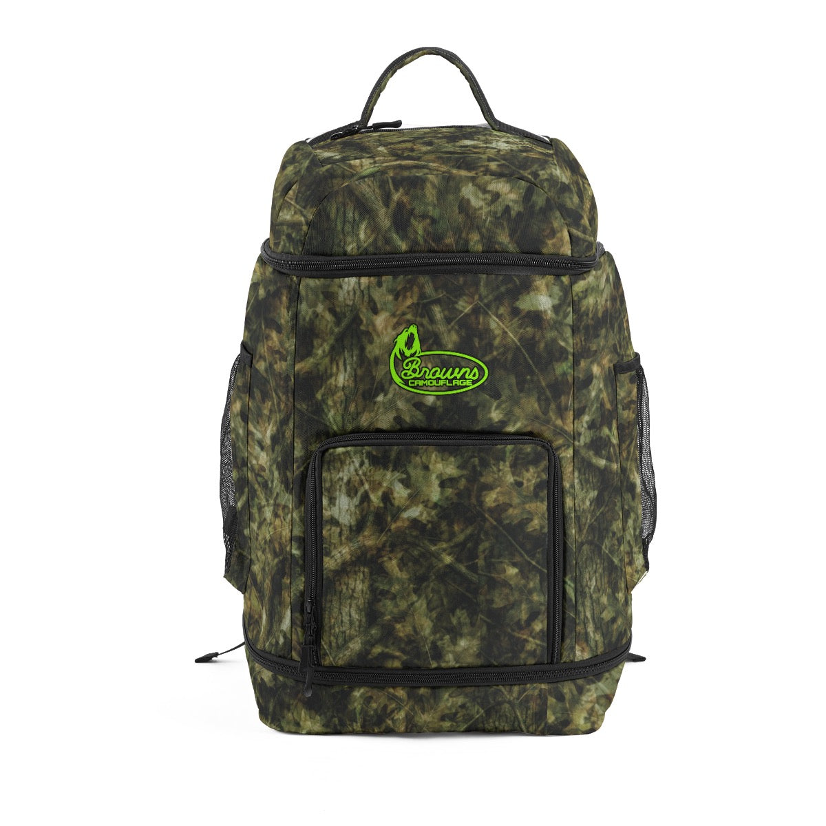 Browns Camouflage Dark Timber Summer Multifunctional Backpack