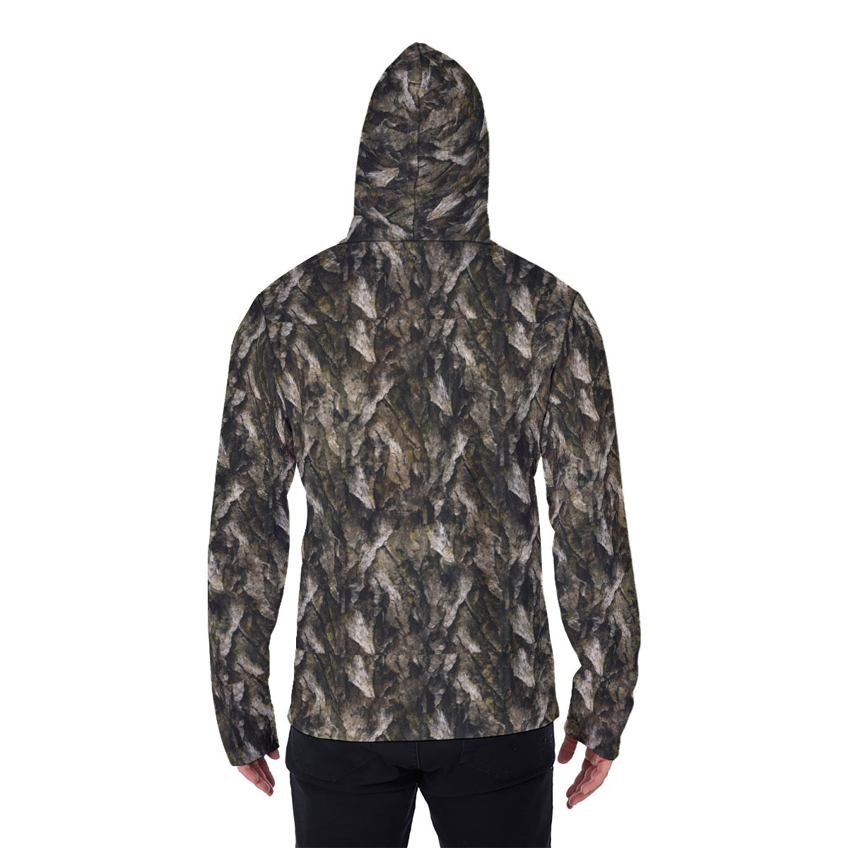 All-Over Print Men's Pullover Hoodie With Mask