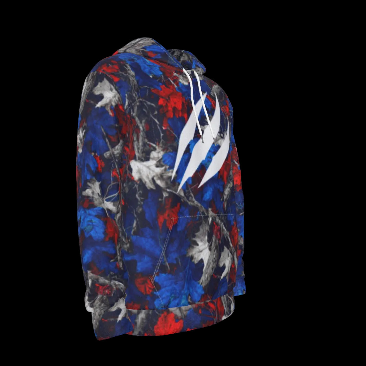 Red White And Blue Camo Hoodie