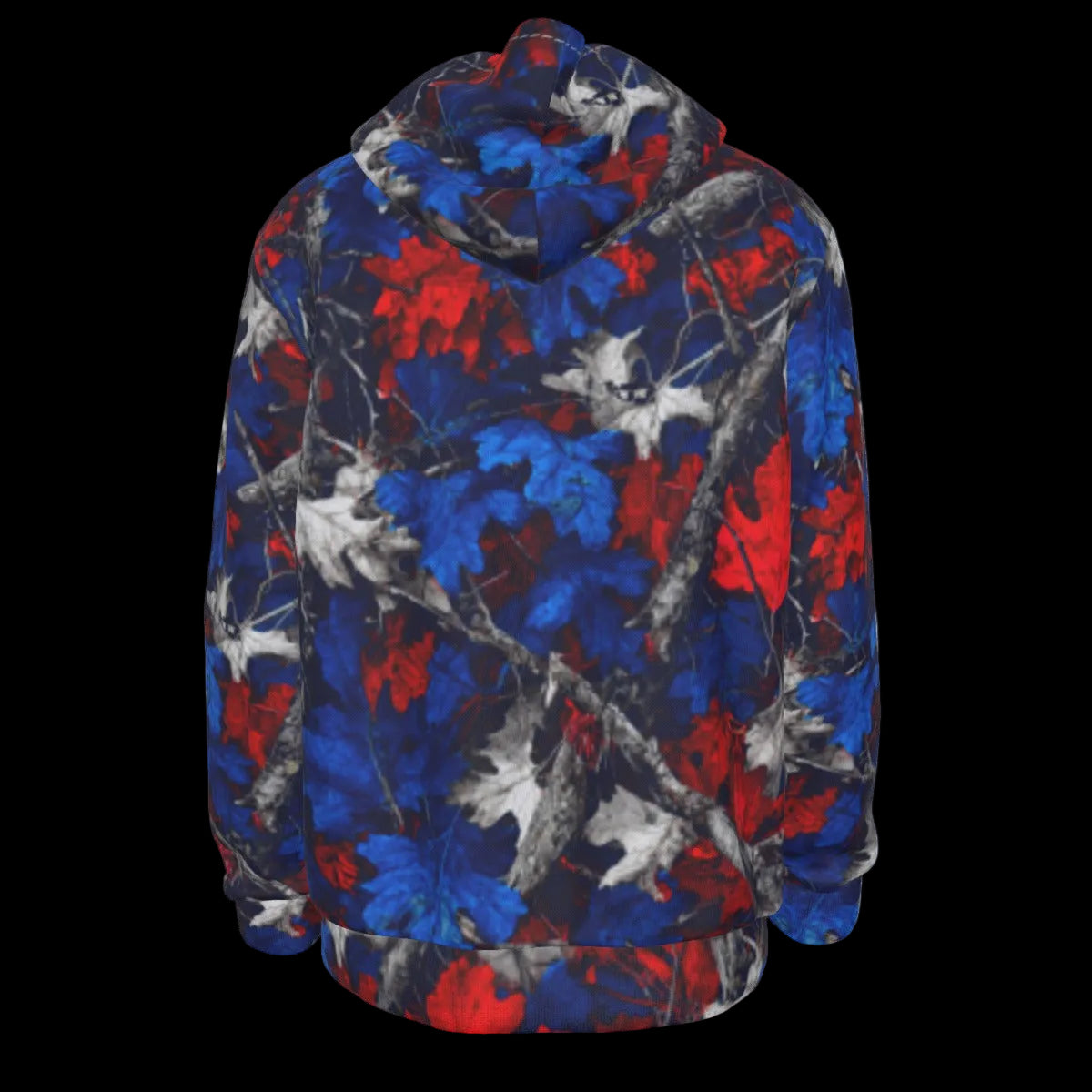 Red White And Blue Camo Hoodie