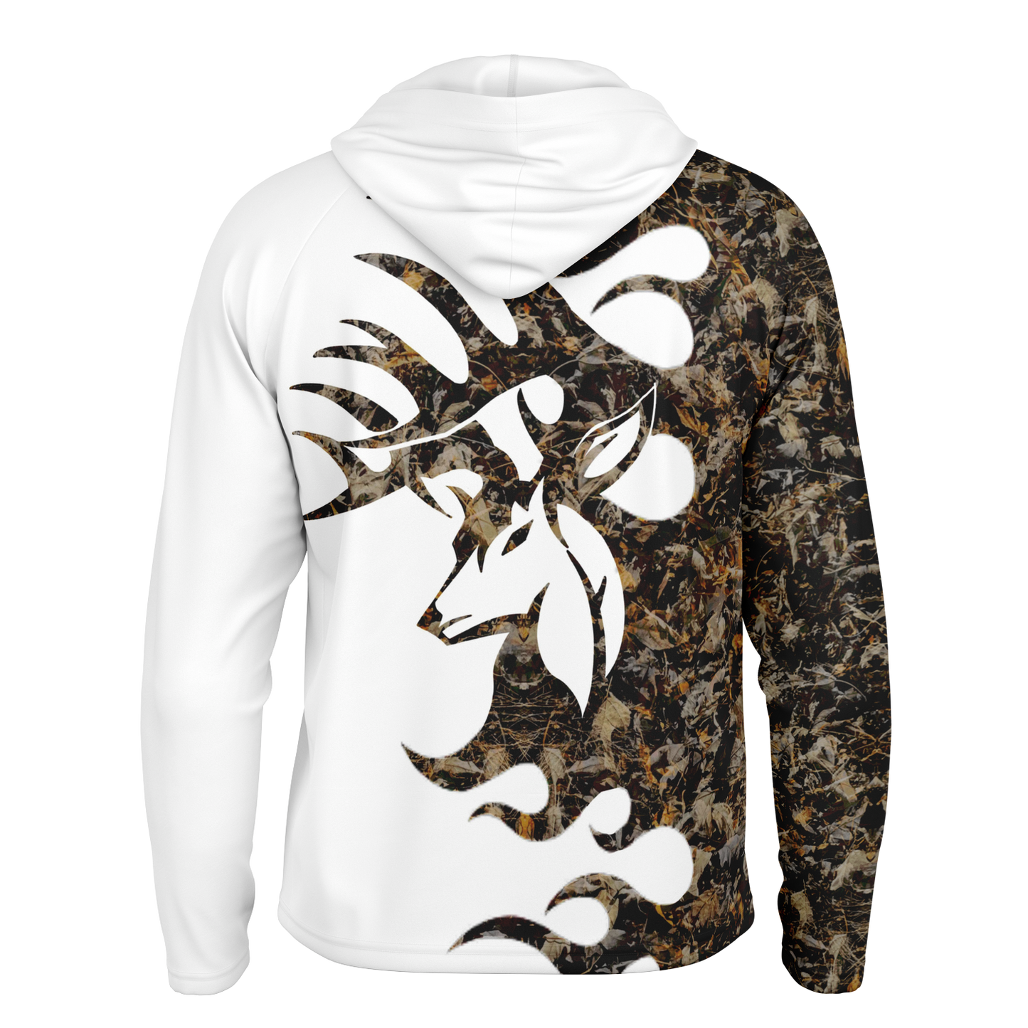 Men's Long Sleeve Hooded Performance Camo Shirt