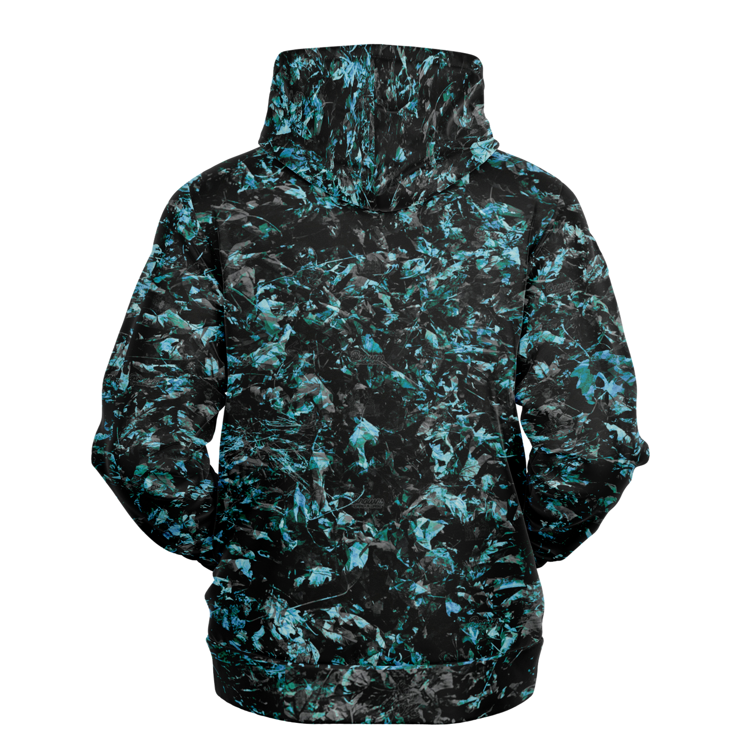 Blue Camo Fashion Hoodie