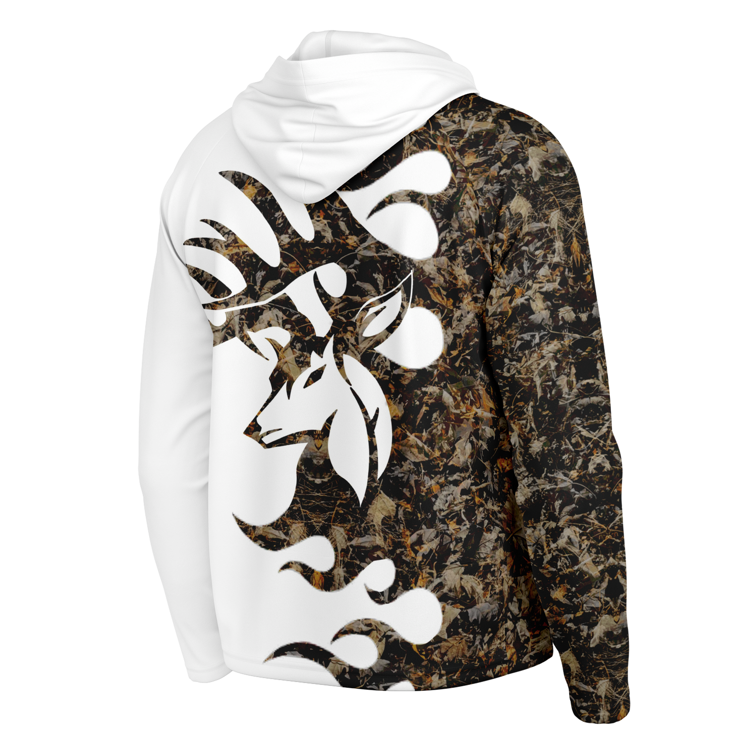 Men's Long Sleeve Hooded Performance Camo Shirt